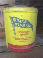 Shell Blue pennant kerosine 4 gallon drum