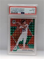 2019 Mosaic Red Green Prizm Johnson RC PSA 10