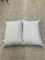 Lot of 2 standard size memory foam pillows