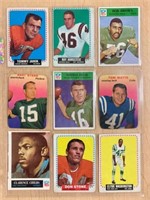 (16) VINTAGE FOOTBALL CARDS