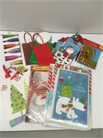 Lot of New Christmas Boxes & Gift Bags