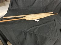 PARASOL WITH WOODEN HANDLE