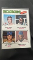 1977 Topps Jack Clark Lee Mazzilli Rookie Outfield
