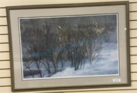 Wolf print, Dan D’Amico signed & Numbered