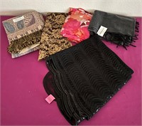 Sequin Scarf, Kashmore, Pashmina ++