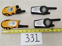 2 Pairs of Two-Way Radios (See Description)