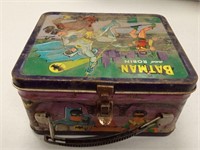 Vintage Batman & Robin Lunch Box w/trading cards