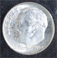1954-D Silver Roosevelt Dime