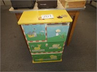 Kids 4 drawer small cabinet