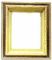 Antique Wooden Gold Accent Frame (No Glass)