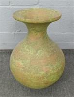 Large 17" Height Distressed Pottery Vase