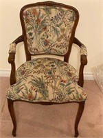 QUEEN ANNE STYLE ARM CHAIR