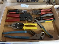 TIN SNIPS, CHANNEL LOCKS AND MORE