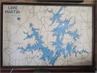 1975 Lake Martin map