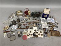 Miscellaneous Pins, Jewelry Boxes, & Knick Knacks