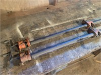 2 four foot bar clamps