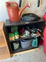 SHELF AND CONTENTS, LAWN AND GARDEN
