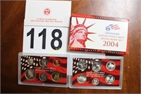 2004 US Mint Silver Proof 11-Coin Set