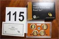 2011 US Mint Proof Set 14-Coin Set
