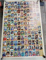 Uncut Sheet Of 1987 Baseball Cards