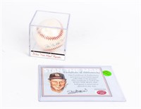 Autographed Stan ‘The Man’ Musial Baseball COA