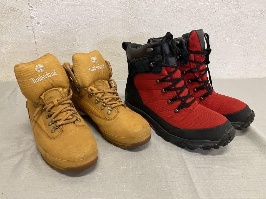 The North Face & Timberland Boots Size 13