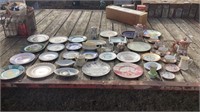 Large Lot Of Plates, Ornate Tea Set