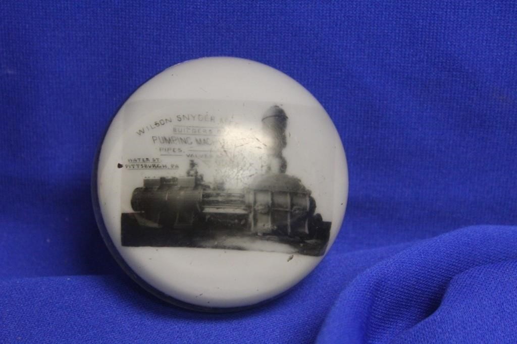 A Very Rare Wilson Snyder Mfg Company Paperweight