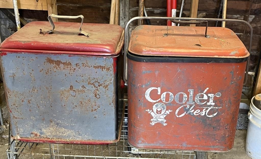 Vintage Cooler Chests