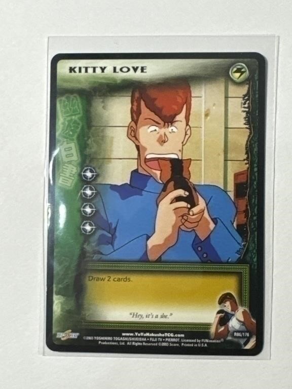 Yu Yu Hakusho TCG Kitty Love Ghost Files R86!