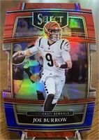 Joe Burrow 2021 Select RWB Die-Cut