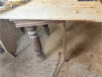 Two piece shop table