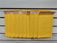 4" x 8" Yellow Bubble Mailer #000 (10 Ct Pack)