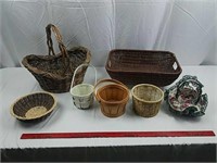 A selection of baskets