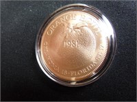1981 Orange Bowl University Mint Coin