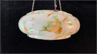 Antique End of Day Marbled Glass Light Shade