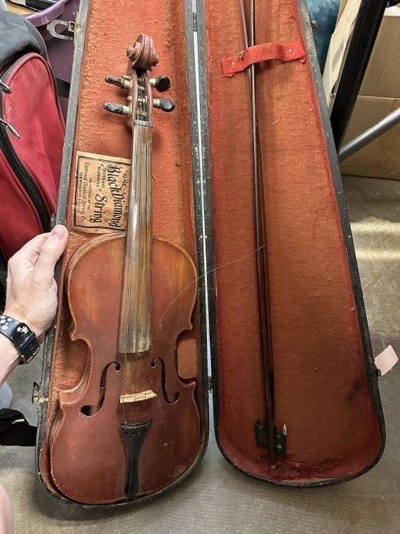 ANTIQUE VIOLIN W CASE NO LABEL INSIDE UPDATE