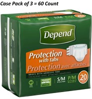 Depend Protection with Tabs Incontinence Underwear