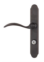 Larson Door Handle Set Aged Bronze