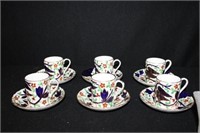 Royal Worcester Demtaisse 6 Place Setting