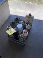 garage fluids box lot
