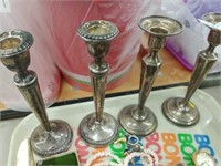 (4) Sterling Weighted Candlesticks
