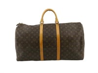 Louis Vuitton Monogram Keepall Boston 55