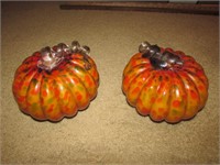 2 decorator pumpkins