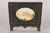 Framed Indian Miniature on Ivory,