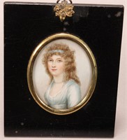 19th Century Ivory Portrait Miniature,
