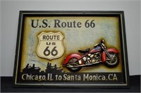 US ROUTE 66 CHICAGO SIGN