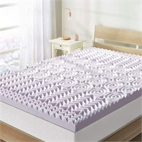 3" LAVENDER Infused Memory Foam Topper, Queen