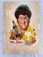 80’s Mr. Beer Miller Lite Advertising Illustration