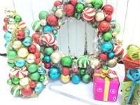 Christmas Wreath with matching Tree Lot